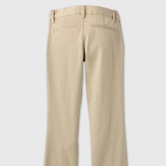 Cat & Jack Girls Stretch Uniform Straight Fit Pant - Picture 4 of 5